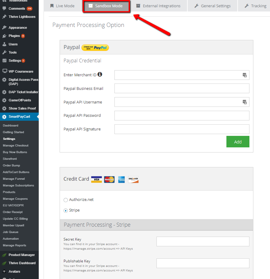 Sandbox Testing Wicked Cool Plugins
